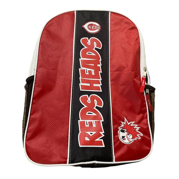 Red Heads Cincinnati Reds Backpack Side Pockets Full Size - Picture 1 of 10